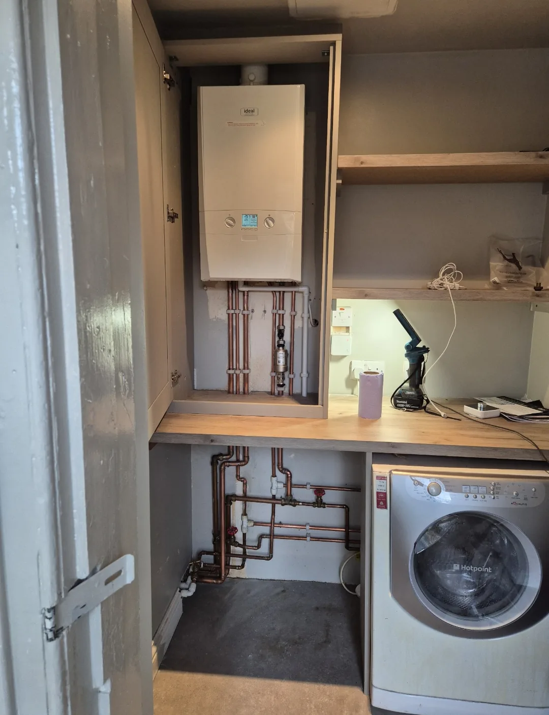 Boiler replacement carried out by a Gas Safe registered engineer